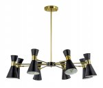Люстра Elisium 8 Black MAK interior WTL1068-8GD-BK Черный