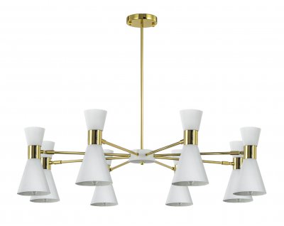 Люстра Elisium 8 White MAK interior WTL1068-8GD-WH Белый