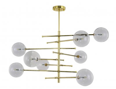 Люстра Different 8 MAK interior WTL1070-8GD-CL Золотой