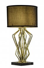 Настольная лампа Tree Black 400 MAK interior WTL1074-T400GD-BK Золотой, черный