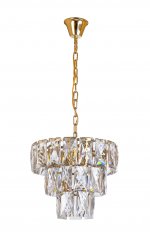 Люстра Odeon Plate 400 MAK interior WTL1094-1 Золотой, стекло