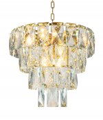 Люстра Odeon Plate 500 MAK interior WTL1094-2 Золотой, стекло