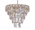 Люстра Odeon Plate 600 MAK interior WTL1094-3 Золотой, стекло