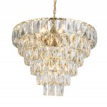 Люстра Odeon Plate 800 MAK interior WTL1094-4 Золотой, стекло