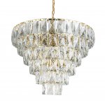 Люстра Odeon Plate 800 MAK interior WTL1094-4 Золотой, стекло