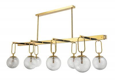 Люстра Sebastian 8 Gold MAK interior WTL1095-1-2 Золотой Люстра Sebastian 8 Gold MAK interior WTL1095-1-2 Золотой