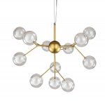 Люстра Bogates 12 MAK interior WTL116-500-BR-CL Бронза