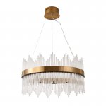 Люстра Stripglass 50 MAK interior WTL1247-500BR-CL Латунь, стекло