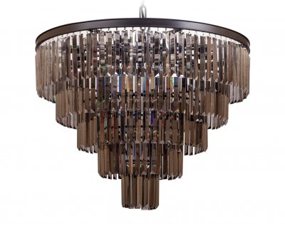 Люстра Odeon 5 Rings Smoke MAK interior WTL1943-19BK-GR Черный, стекло Люстра Odeon 5 Rings Smoke MAK interior WTL1943-19BK-GR Черный, стекло