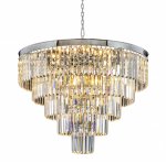 Люстра Odeon 5 Rings Chrome MAK interior WTL1943-19CH-CL Хром, стекло