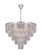 Люстра Odeon 5 Rings Silver MAK interior WTL1943-19SL-CL Серый, стекло