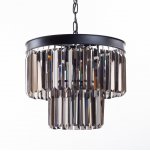 Люстра Odeon 2 Rings Smoke MAK interior WTL1943-4BK-GR Черный, стекло