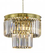 Люстра Odeon 2 Rings Gold MAK interior WTL1943-4GD-CL Хром, стекло