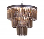 Люстра Odeon 3 Rings Smoke MAK interior WTL1943-6BK-GR Черный, стекло