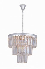 Люстра Odeon 3 Rings Silver MAK interior WTL1943-6SL-CL Серый, стекло