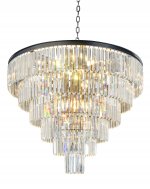 Люстра Odeon 6 Rings MAK interior WTL1943-800BK-CL Черный, стекло