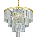 Люстра Odeon 4 Rings Gold MAK interior WTL1943-9GD-CL Хром, стекло