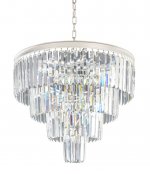 Люстра Odeon 4 Rings Silver MAK interior WTL1943-9SL-CL Серый, стекло