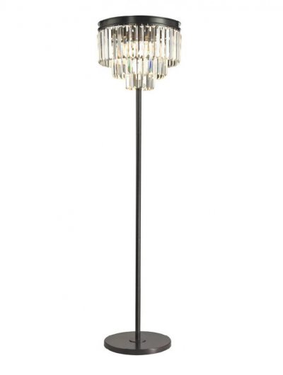 Торшер Odeon Floor MAK interior WTL1943-F500BK-CL Черный, стекло
