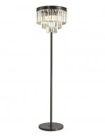 Торшер Odeon Floor MAK interior WTL1943-F500BK-CL Черный, стекло