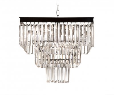 Люстра Odeon Square 50 MAK interior WTL2103-500BK-CL Черный, стекло Люстра Odeon Square 50 MAK interior WTL2103-500BK-CL Черный, стекло