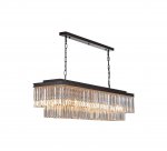 Люстра Odeon L110 MAK interior WTL2107-1100BK-CL Черный, стекло