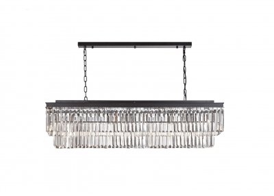 Люстра Odeon L110 MAK interior WTL2107-1100BK-CL Черный, стекло