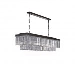 Люстра Odeon L110 MAK interior WTL2107-1100BK-CL Черный, стекло