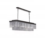 Люстра Odeon L110 MAK interior WTL2107-1100BK-CL Черный, стекло