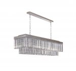 Люстра Odeon L110 Silver MAK interior WTL2107-1100SL-CL Серый, стекло