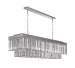 Люстра Odeon L120 Silver MAK interior WTL2107-1200SL-CL Серый, стекло