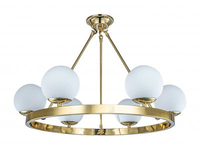 Люстра Becky Radiant 6 MAK interior WTL2111-18 Латунь, стекло