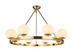Люстра Becky Radiant 8 MAK interior WTL2111-26 Латунь, стекло