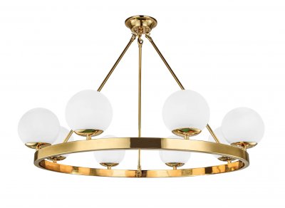 Люстра Becky Radiant 8 MAK interior WTL2111-26 Латунь, стекло