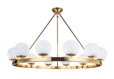 Люстра Becky Radiant 10 MAK interior WTL2111-32 Латунь, стекло
