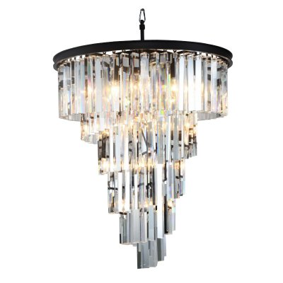 Люстра Helix 80 MAK interior WTL2111-800BK-CL Черный, стекло Люстра Helix 80 MAK interior WTL2111-800BK-CL Черный, стекло