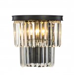 Бра Odeon Wall MAK interior WTL2111-W2 BK-CL Черый, стекло