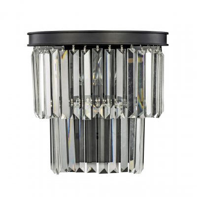 Бра Odeon Wall MAK interior WTL2111-W2 BK-CL Черый, стекло