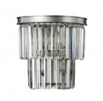 Бра Odeon Silver Wall MAK interior WTL2111-W2 SL-CL Серый, стекло