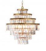 Люстра Alaine 50 MAK interior WTL2112-500BR-CL Латунь, стекло