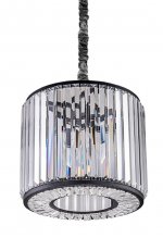 Люстра Welles Round D35 MAK interior WTL2113-350BK-CL Черный, стекло