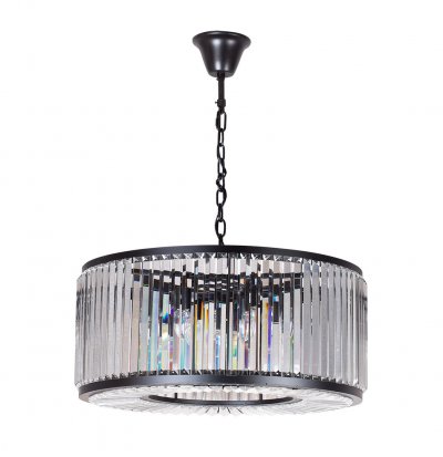 Люстра Welles Round D50 MAK interior WTL2113-500BK-CL Черный, стекло