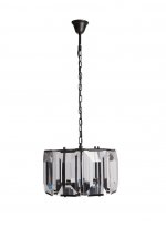 Люстра Harlow Round D44 MAK interior WTL2117-440BK-CL Черный, стекло