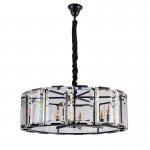 Люстра Harlow Round D75 MAK interior WTL2117-750BK-CL Черный, стекло