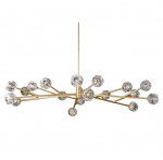 Люстра Boule-De-Cristal D150 MAK interior WTL2120-1500BR-CL Латунь, стекло