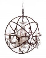 Люстра Foucault'S Orb Crystal D50 MAK interior WTL2124-W3 Антик