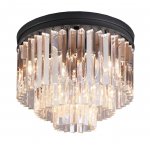 Люстра Odeon Ceiling 55 MAK interior WTL2132-C550BK-CL Черный, стекло