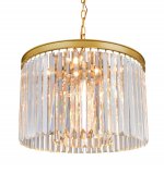 Люстра Prism Bronze 50 MAK interior WTL2133-500BR-CL Латунь, стекло