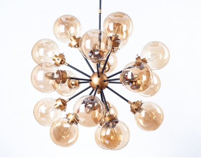 Люстра Bistro Glob 18 MAK interior WTL2142-18BK-TEA Черный, бронза Люстра Bistro Glob 18 MAK interior WTL2142-18BK-TEA Черный, бронза