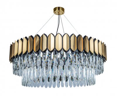 Люстра Nordic D800 MAK interior WTL2150-1100-GD-CL Латунь, стекло